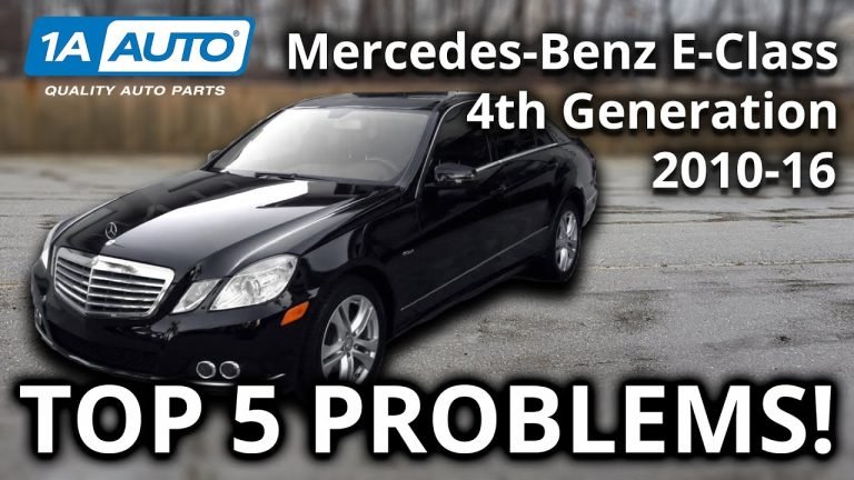Common Problems With Mercedes W212: Troubleshooting Guide for Vehicle Owners