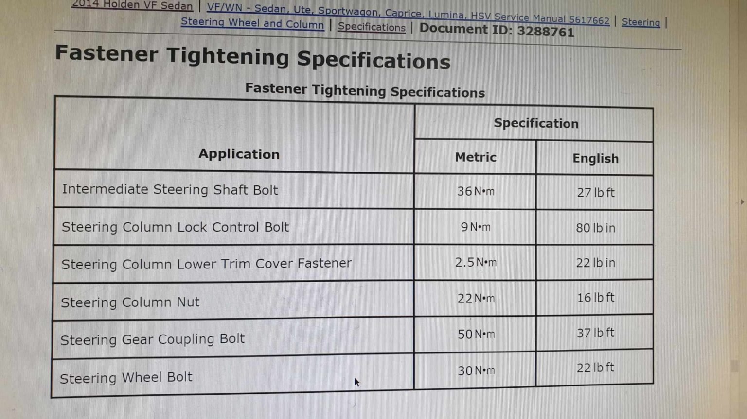 Pitman Arm Torque Specs Car Fancier