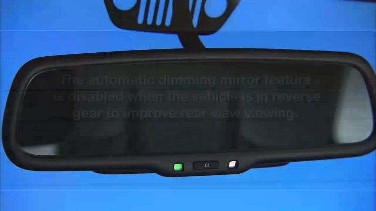 Power Button On Rear View Mirror Jeep